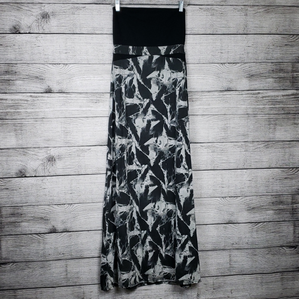 Hurley Large Strapless Marble Tye Dye Maxi Dress